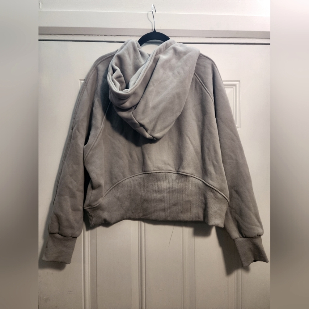 Discount Diva's Gray Half-Zip Sweatshirt - Picture 2 of 6